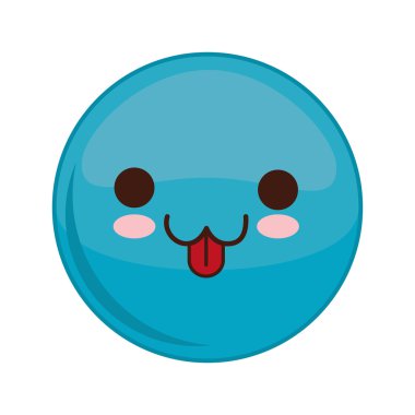 Kawaii küre ifade simgesi