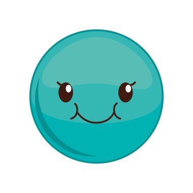 Kawaii küre ifade simgesi