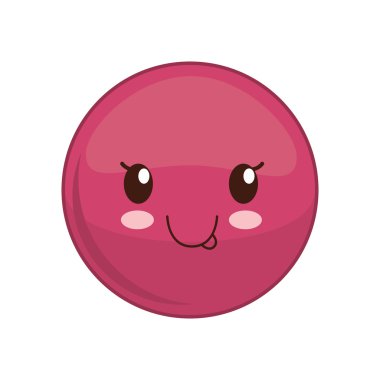 Kawaii küre ifade simgesi