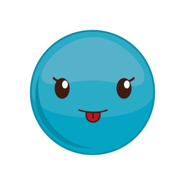 Kawaii küre ifade simgesi