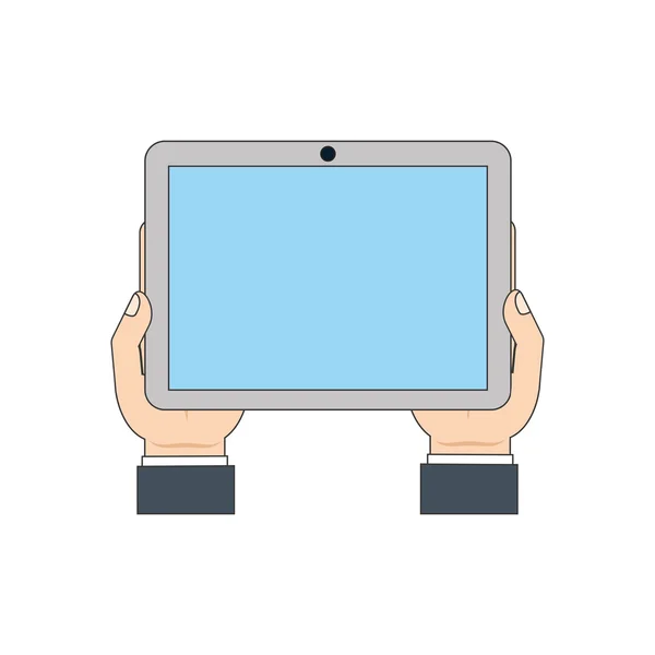 Icono de la tecnología de pantalla tablet — Vector de stock