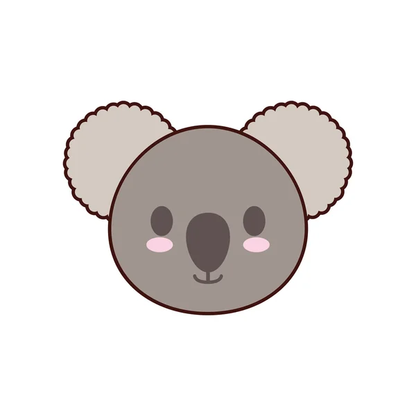 Koala kawaii χαριτωμένο ζώο εικονίδιο — Διανυσματικό Αρχείο