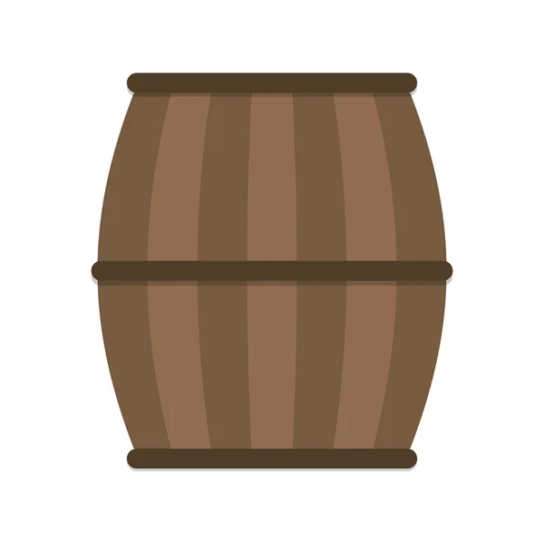 Cerveza barril bebida bebida icono — Vector de stock