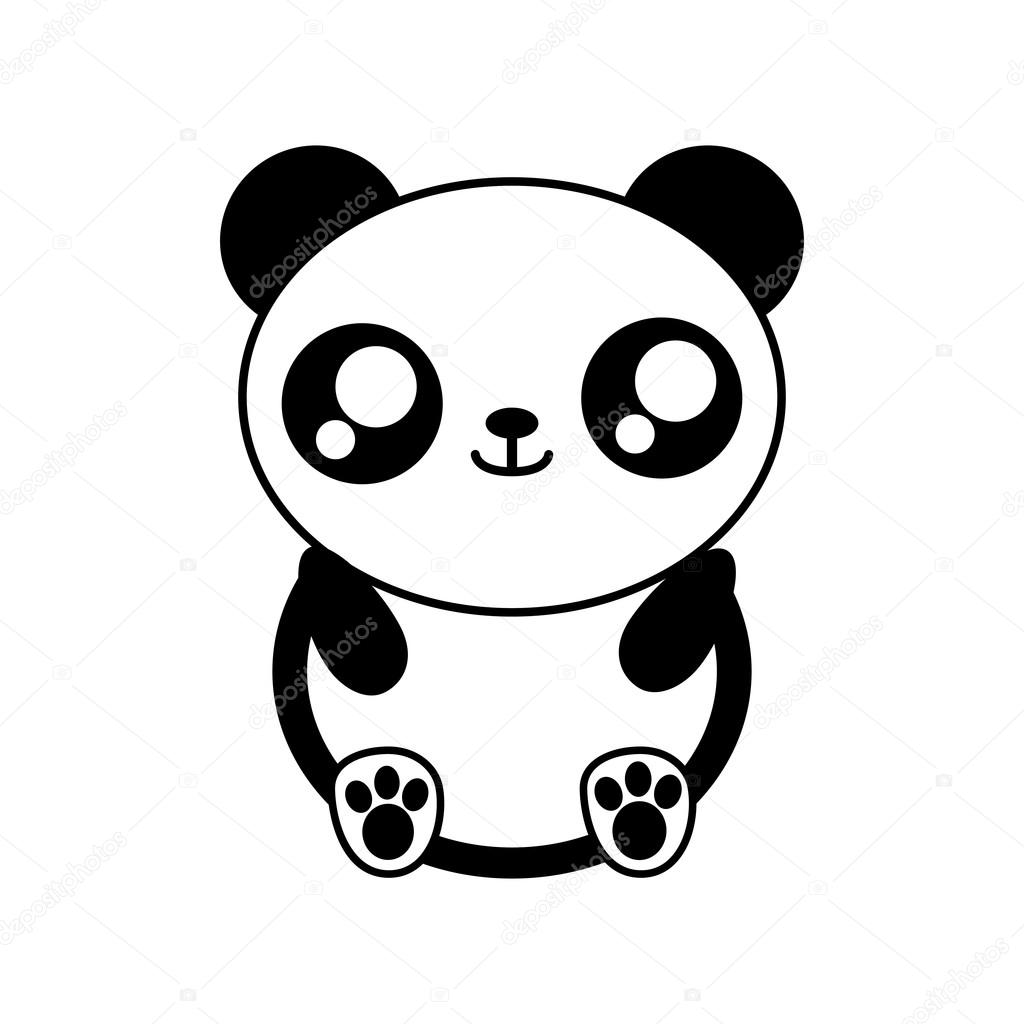 Como desenhar URSO PANDA KAWAII FOFO how to draw cute panda bear