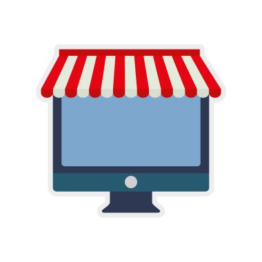 bilgisayar alışveriş ticaret piyasa kutsal kişilerin resmi.