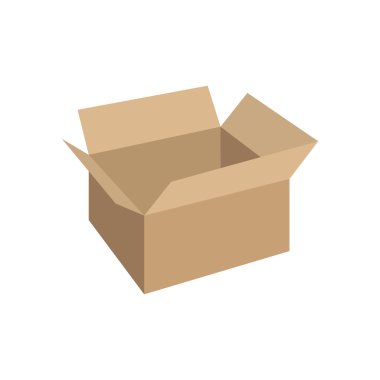 kutu paket teslim nakliye simgesi