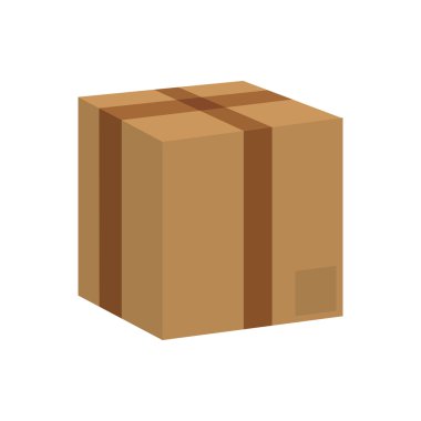 kutu paket teslim nakliye simgesi