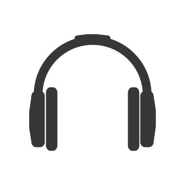 kulaklık siluet teknoloji simgesi