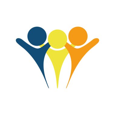 piktogram insanlar soyut kişi simgesi. Vektör grafiği