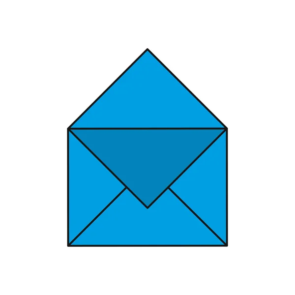 लिफाफा संदेश ईमेल प्रतीक — स्टॉक वेक्टर