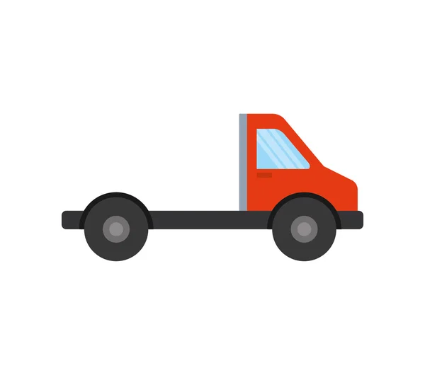 Icône de transport de roue camion — Image vectorielle