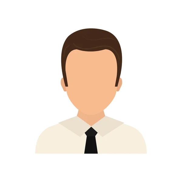 Hombre hombre avatar traje persona icono. Gráfico vectorial — Archivo Imágenes Vectoriales