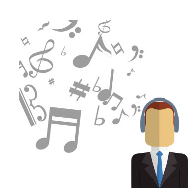 adam kulaklık müzik ses