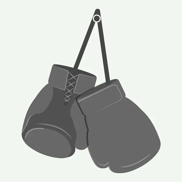 Conception de sport de boxe à gants — Image vectorielle