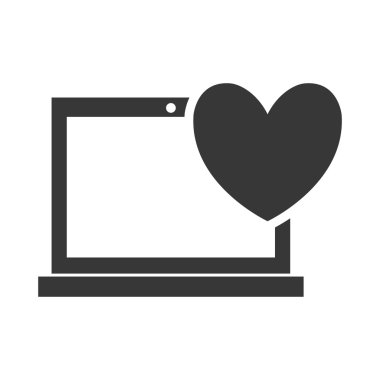 dizüstü bilgisayar becerikli alet teknoloji simgesi. Vektör grafiği