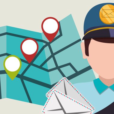 Teslim tasarım. Nakliye simgesi. Beyaz arka plan