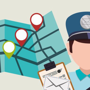 Teslim tasarım. Nakliye simgesi. Beyaz arka plan