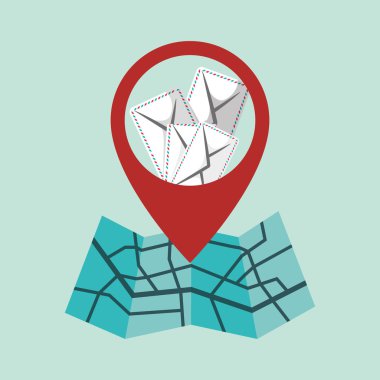 Teslim tasarım. Nakliye simgesi. Beyaz arka plan