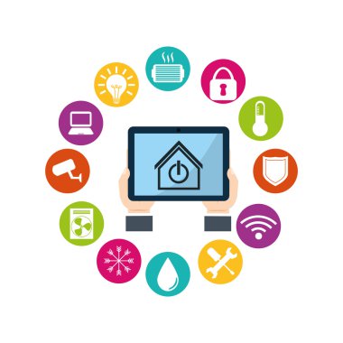 Akıllı ev Icon set
