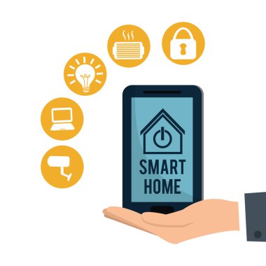 Akıllı ev Icon set