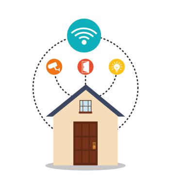Akıllı ev Icon set