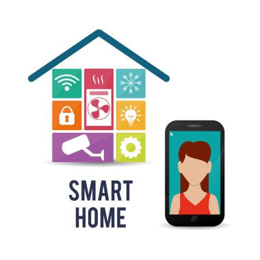 Akıllı ev Icon set