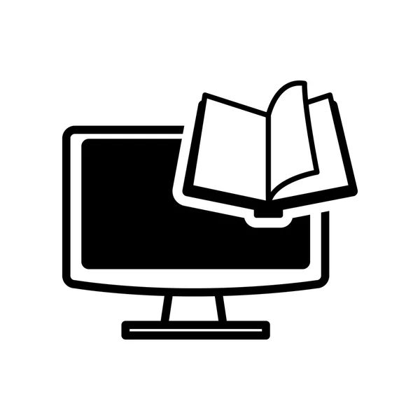 EBook Computer-Technologie-Design — Stockvektor