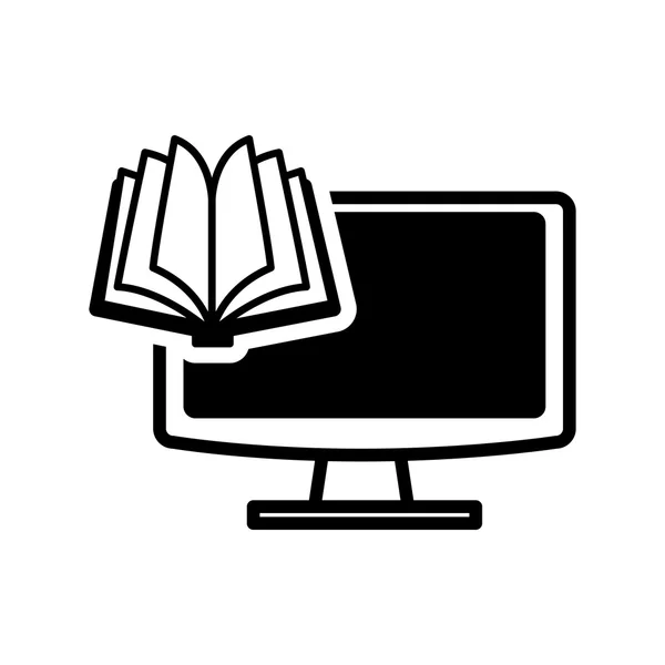 Ebook conception de technologie informatique — Image vectorielle