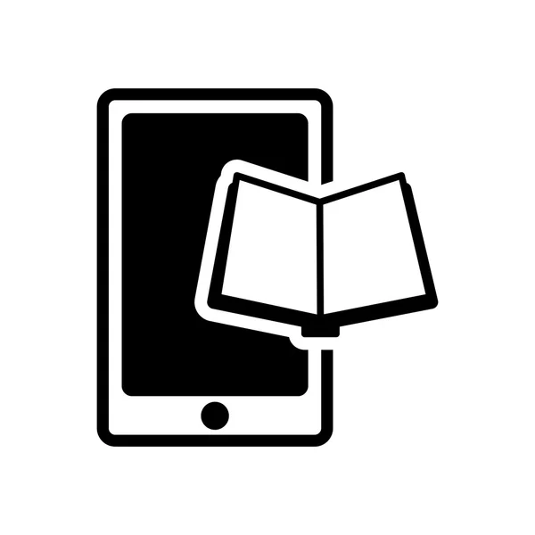 Diseño de tecnología de teléfonos inteligentes ebook — Vector de stock