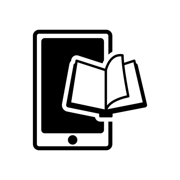 Ebook design della tecnologia smartphone — Vettoriale Stock