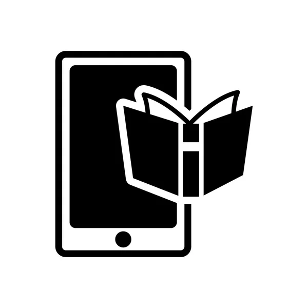 Ebook conception de la technologie smartphone — Image vectorielle