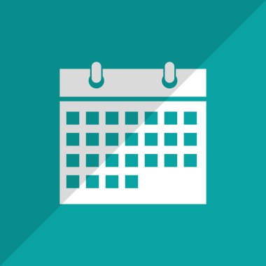 Takvim vektör çizim vektör simgesi