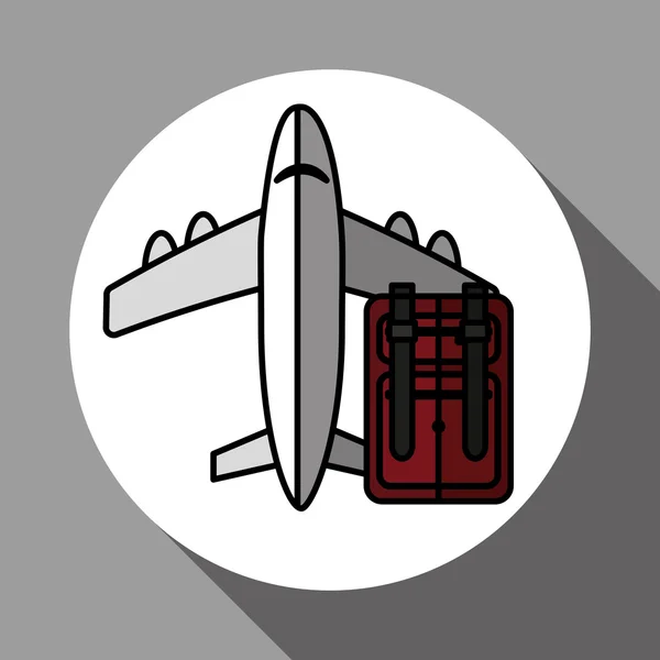 Travel vector illustration , vector icon — Stock Vector