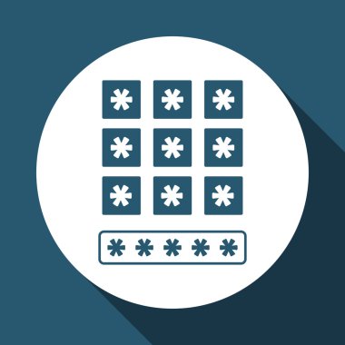 Güvenlik sistemi vektör tasarımı