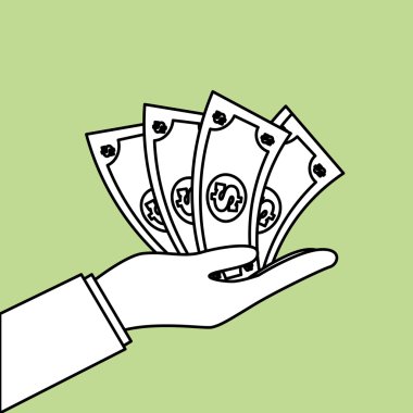 para simgesinin üzerine beyaz arka plan, vektör çizim