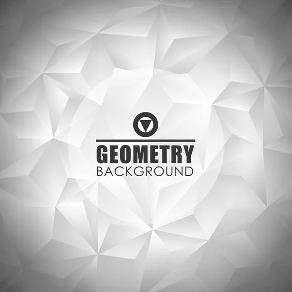 Geometría fondo metálico, diseño vectorial — Vector de stock