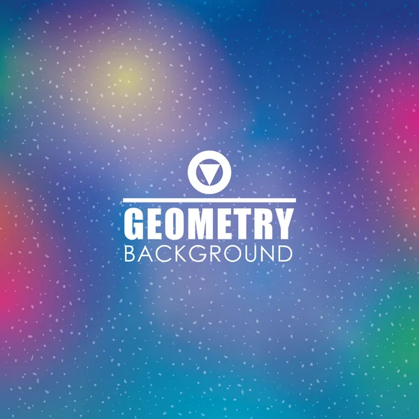 Geometry multicolored background, vector design — Stock Vector