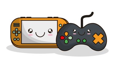 Kawaii cartoon teknoloji tasarım