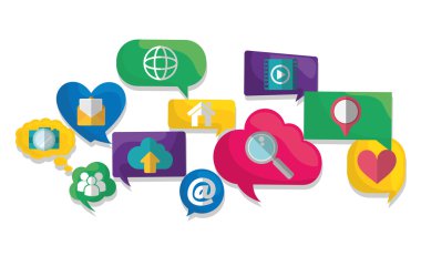 kabarcıklar sosyal ağ tasarımı