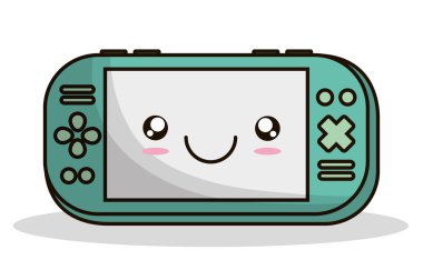 Kawaii cartoon teknoloji tasarım