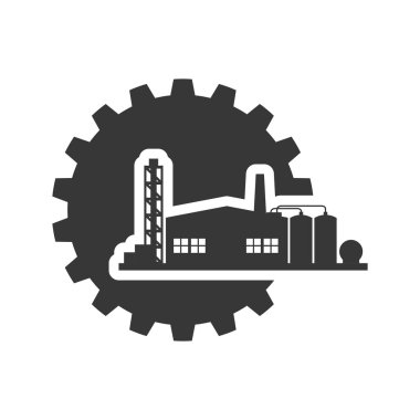 Fabrika siluet tasarımı dişli