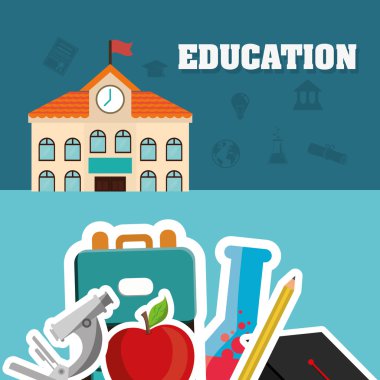 Okul simgesi dizaynına geri dön