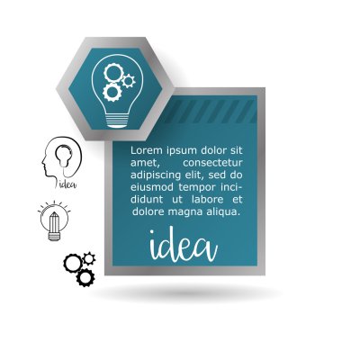 büyük fikir Infographic tasarım