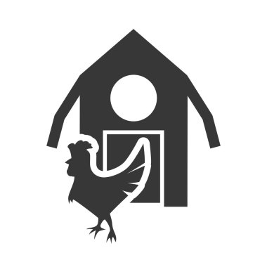 Bina siluet çiftlik