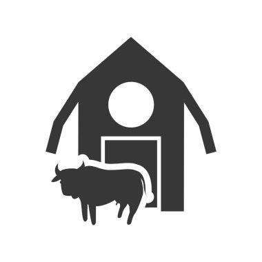 Bina siluet çiftlik