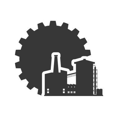 Fabrika siluet tasarımı dişli