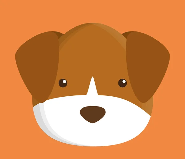 Σκύλο κινουμένων σχεδίων κατοικίδιο ζώο σχεδιασμό — Διανυσματικό Αρχείο