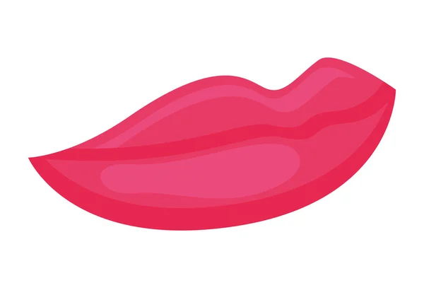 Boca labios demale diseño — Vector de stock