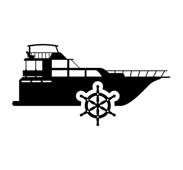 A hajó horgony szállítás tervezés — Stock Vector
