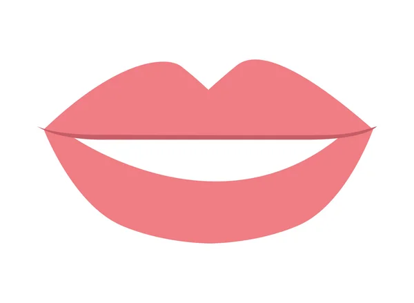 Boca labios demale diseño — Vector de stock